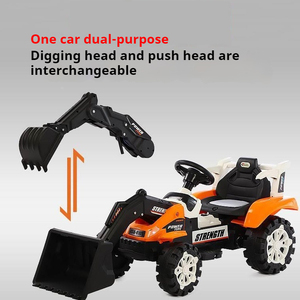 Kinderen Elektrische Digger Truck Hot Sale Kids Elektrische Speelgoed Graafmachine Kinderen Rijden Op Graafmachine Bulldozer