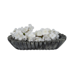 Ciotola decorativa in marmo ondulato per centrotavola da caffè, decorazione sofisticata - Product Image 2