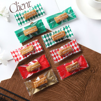 Sac d'emballage pour gâteau aux noix et caramel, emballage de bonbons de Noël, sac d'emballage de sucre Niujuan 4*9 cm