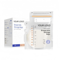 Sacs de stockage de lait maternel sans BPA de haute qualité avec détection de température facile à verser 8oz 250ml