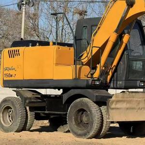 Excavateur sur pneus Hyundai 150W-7 d'occasion de 6 à 21 tonnes, original, d'occasion, avec composants centraux, roulement de pompe à engrenages pour moteur - Product Image 4