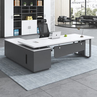 Di lusso di alta qualità Design moderno Executive Set da scrivania per ufficio Manager del lavoro CEO Boss fatto elegante pannello in legno