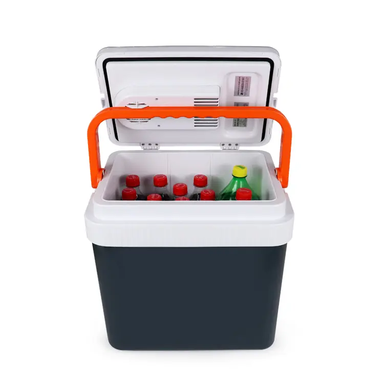 Evercool AC/DC 24L Автомобиля Караван Отдых Путешествия 12v Портативный обычный автомобильный мини-холодильник мини-охладитель и грелка коробка холодильник