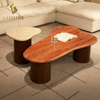Table basse ronde italienne de luxe moderne en acier inoxydable naturel brut pour le salon et la maison