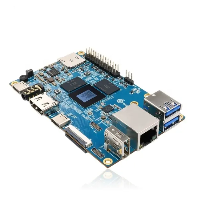 4G/8G/16G untuk Orange Pi5 Development board RK3588S chip Eight core 64 bit prosesor mendukung 8K video encoding dan decoding