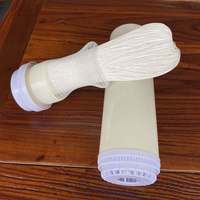 Cartouche filtrante UF en PVDF de 10 pouces, taille des pores de 0,01 à 0,1 micron, élimination de 99,9999 % des bactéries, pour usage domestique et extérieur, lavable