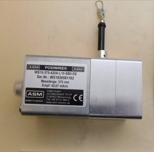 Sensor de Desplazamiento Lineal ASM Original Importado de Venta Directa de Fábrica, Montaje Magnético de Acero Fundido WS10-1250-25-PP530-SB0-D8 - Product Image 2