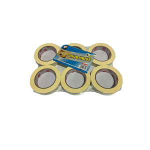 Nastro Adesivo per Pittori Mnj 2,4cm X 30m, Adesivo in Gomma Sensibile alla Pressione, Monofacciale, Senza Residui - Product Image 1