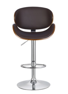 Home Furniture Modern <strong>Leather</strong> Vintage <strong>Barstool</strong> Chairs Metal High Bar Stool Chair Commercial Furniture Kitchen Bar - Product Image 2