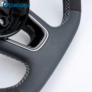 <span class=keywords><strong>Volante</strong></span> de cuero completamente perforado con fondo plano, montaje deportivo adecuado para Audi A1 A2 A6 A3 Q3 Plug and <span class=keywords><strong>Play</strong></span> - Product Image 6