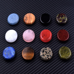 ที่วางโทรศัพท์หินธรรมชาติแบบสองด้าน ขนาด 25 * 30 มม. คริสตัลรูปไข่ ชิ้นส่วนอัญมณี สำหรับตกแต่ง DIY - Product Image 3