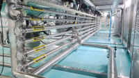 Mélangeur-homogénéisateur cosmétique à vapeur ESKO 50L 500L pour la production de contenants de lotion corporelle et de crème hydratante pour la peau