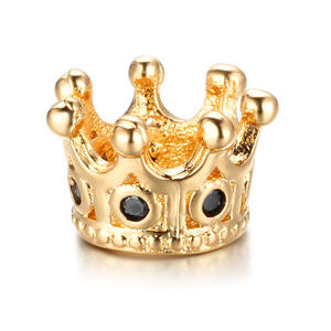 Vente en gros d'accessoires de bijoux perles en vrac entretoise en <span class=keywords><strong>cuivre</strong></span> perle de bracelet perle pour la fabrication de bijoux - Product Image 1