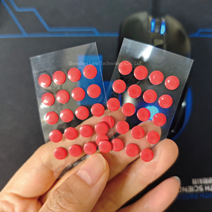 แผ่นรองเมาส์ DIY คุณภาพสูง Jade Air Universal Dots - <span class=keywords><strong>ล</strong></span>ดเสียงรบกวน แบบโค้งมน ขนาดเล็ก 6.5 มม. ผลิตจาก PTFE สำหรับแผ่นรองเมาส์ผ้า - Product Image 5