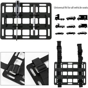 Organisateur de pare-soleil de voiture, panneau MOLLE en ABS, planche de rangement tactique pour gadgets d'intérieur de véhicule - Product Image 5