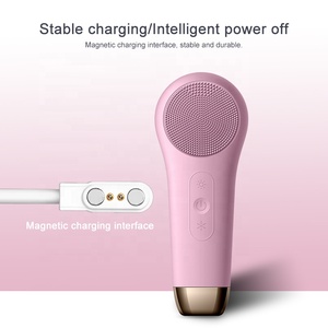 <span class=keywords><strong>Brosse</strong></span> <span class=keywords><strong>nettoyante</strong></span> électrique multifonctionnelle améliorée pour pores profonds, exfoliante vibrante portable pour un nettoyage en profondeur de la peau - Product Image 6