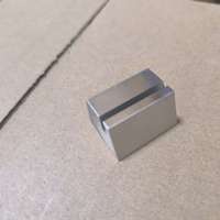 Support de bureau en acier inoxydable de 30 mm pour étiquettes de prix, cartes de visite, bloc-notes, messages, organisateur de bureau, nom de produit alimentaire