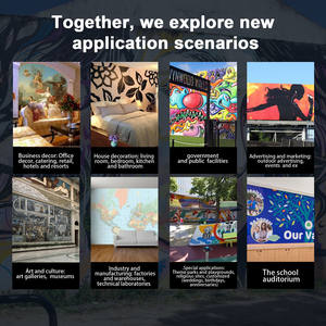 PrintPro Máquina de impresión de pared vertical Impresora de pared 3D Robot de tinta UV para pintar paredes y impresora de bolígrafo - Product Image 5