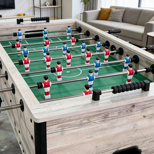 Mesa de Futbolín Personalizada Premium S.Q.F, de MDF, con Marco de Acero, Superficie de Alto Brillo, 3 Porterías, para Entretenimiento en Interiores, Uso Infantil - Product Image 5