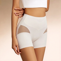 Pantalones Cortos Moldeadores de Cintura y Levantamiento de Glúteos Sin Costuras para Mujer, Antiexposición, Invisibles, Tono Piel, Bragas con Forro, Control de Abdomen, Ropa Interior