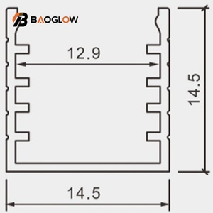 New Arrivals 15*15 Shelf Customized Surface Mounted Recessed Floor Led Strip <b>Light</b> for Aluminum Ceiling Led Profile Ip67 Neon - Product Image 6