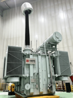 Transformador de Potencia Monofásico Grande Certificado de 334000KVA, Sumergido en Aceite, con Dispositivo de Protección y Monitoreo de Temperatura