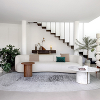 Canapé nouveau style canapé en tissu luxe canapé ensemble meubles salon moderne luxe blanc