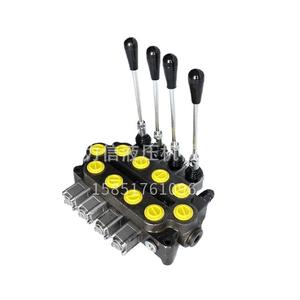 Vanne hydraulique manuelle multi-directionnelle ZT20E-4OT pour véhicules d'assainissement, dépanneuses, excavatrices, accessoires intégrés - Product Image 1