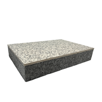 Panneau décoratif isolant ignifuge écologique en aluminium texturé pierre avec revêtement fluorocarboné pour mur-rideau - Marque HUANA