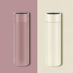 Bouteille isotherme 17oz, 304 ml, eau chaude et froide, acier inoxydable, avec affichage de la température à LED, pour boissons chaudes ou froides - Product Image 5