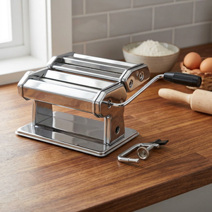 Mamy180 SChef Macchina per Pasta Manuale in Acciaio Inox con Rullo Regolabile Spessore 0,5-3mm - Product Image 3