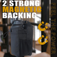 Sac de Sport Magnétique en Gros pour Bouteille d'Eau avec Bandoulière, Pochette Porte-Bouteille à Bretelle pour Entraînement Sportif