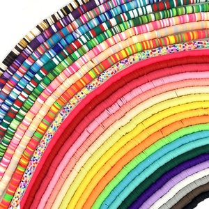 Cuentas redondas de <span class=keywords><strong>arcilla</strong></span> polimérica para manualidades, abalorios de <span class=keywords><strong>arcilla</strong></span> polimérica de colores de 6mm - Product Image 2