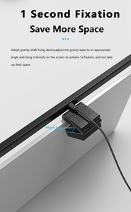 Smart Home LED Screen <b>Light</b> Bar Touch Control Stepless Dimming Timer Night <b>Lights</b> Ultra-thin Straight Screen Office Use - Product Image 3