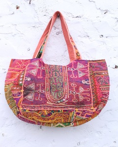 High Quality Hand Embroidered Banjara Shoulder Bag <b>Purse</b> Colourful Bohemian Lightweight Cotton Lining <b>Large</b> Capacity - Product Image 4