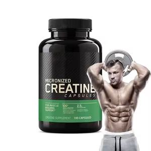 Creatine Monohydrate Pills Muscle 60 Capsules Creatine Capsules for Women and Men Micronized Creatine Powders - Product Image 3