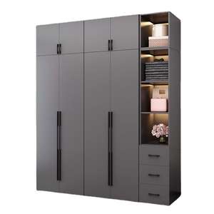 Custom moderna camera da letto <span class=keywords><strong>in</strong></span> vetro armadio vestiti guardaroba <span class=keywords><strong>mobili</strong></span> di stoccaggio per camera da letto - Product Image 4