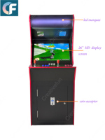 Machine d'arcade rétro classique jeu d'arcade droit à pièces pour salle de jeux armoire multi-jeux métal Durable anglais