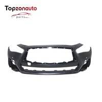 Topzonauto Frontstoßstangenabdeckung für Infiniti QX60 2016-2019 OEM 62022-9NC0H Lackierbarer Kunststoff Direktpassende Karosserie-Kit-Stoßstangen