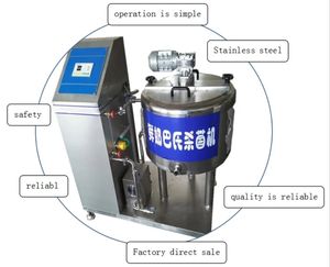 <span class=keywords><strong>Olla</strong></span> pasteurizadora de leche de alta calidad 1000L 500L 200 litros pasteurizador de leche tanque pasteurizador de leche - Product Image 4