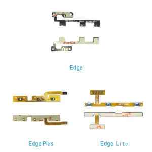 Cable flexible de tecla de botón lateral de volumen de encendido y apagado para Moto EDGE Plus EDGE Lite piezas de repuesto