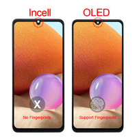 Écran Tactile de Remplacement Mobile A325 Panneau OLED TFT A32 4G LCD Incell avec Cadre pour Samsung Galaxy