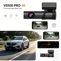 Cámara para Auto VIEVGUARB VS100 con Grabación en Bucle, Sensor G, Control por Aplicación, 4K, WiFi, GPS y Pantalla IPS
