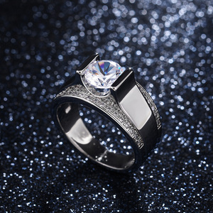 Anillo de Boda de Lujo con Circonita para Mujer, Elegante Joyería Nupcial de Moda - Product Image 6