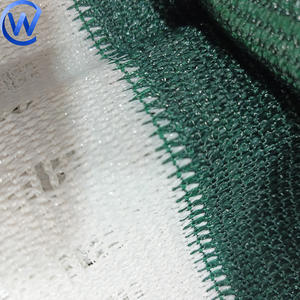 グレーデューティマルチカラーシェードネットグリーンとホワイトナイロンストライプサンシェードネット10X10 - Product Image 3