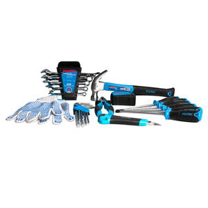 Ensemble d'outils à main FIXTEC 26 pièces, outils d'atelier et de <span class=keywords><strong>bricolage</strong></span> avec boîte à outils en plastique robuste de 17 pouces - Product Image 5