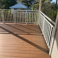 Vanjoin Revêtement de terrasse en composite bois-plastique écologique, résistant à l'humidité et aux termites