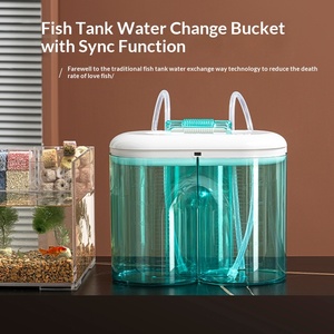 Bomba de Agua Eléctrica NiuNiu para Mascotas, Dispositivo y Cubeta para Cambio de Agua de Acuario Sincronizado con Función de Limpieza - Product Image 3