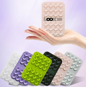 Support de téléphone portable en silicone à ventouse double face avec logo personnalisé, vente en gros, accessoires pour téléphone portable, support portable - Product Image 5