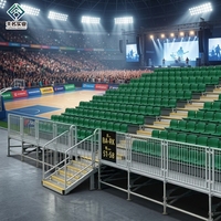 Fabricant chinois de sièges pliants en plastique pour stades, chaises pliantes portables pour événements intérieurs/extérieurs, sièges sportifs
